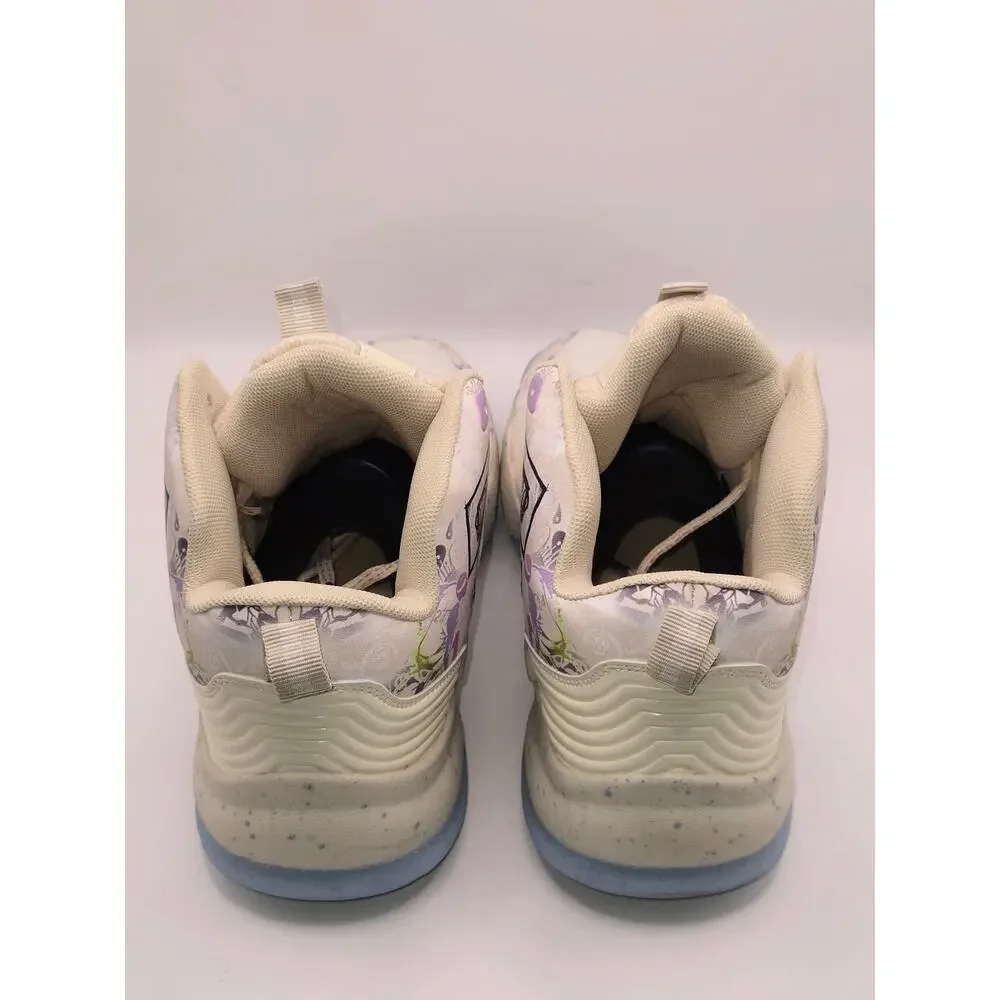CLIBANG Basketball Shoes Men's 8.5 Women's 10 White Purple High Top New